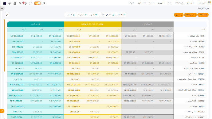 تقارير برنامج محاسبة